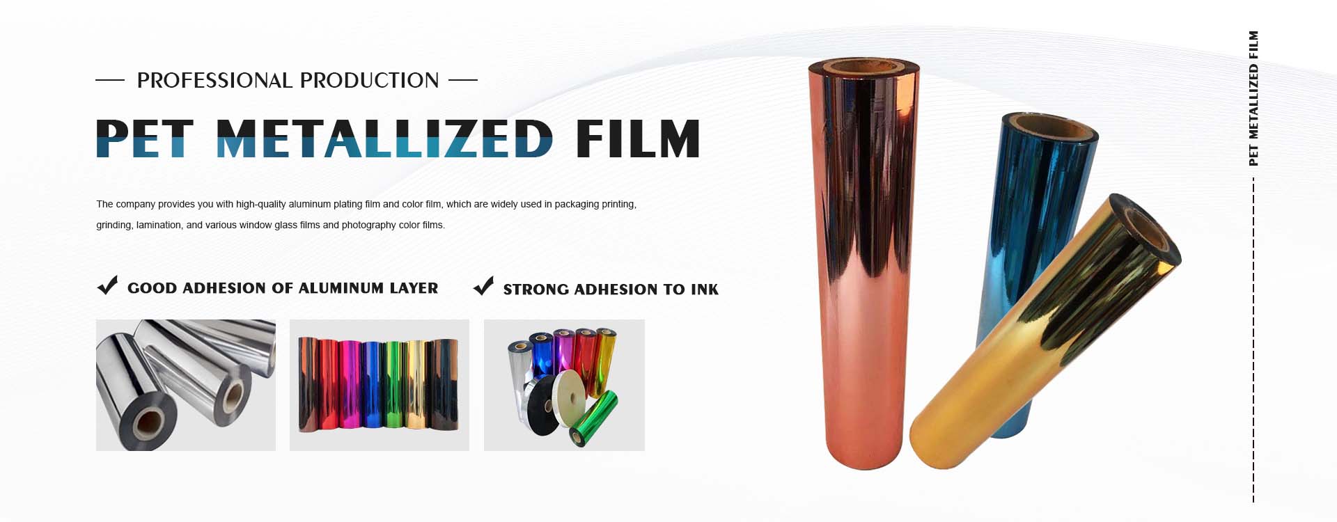 Fabricante de películas en color OPP
